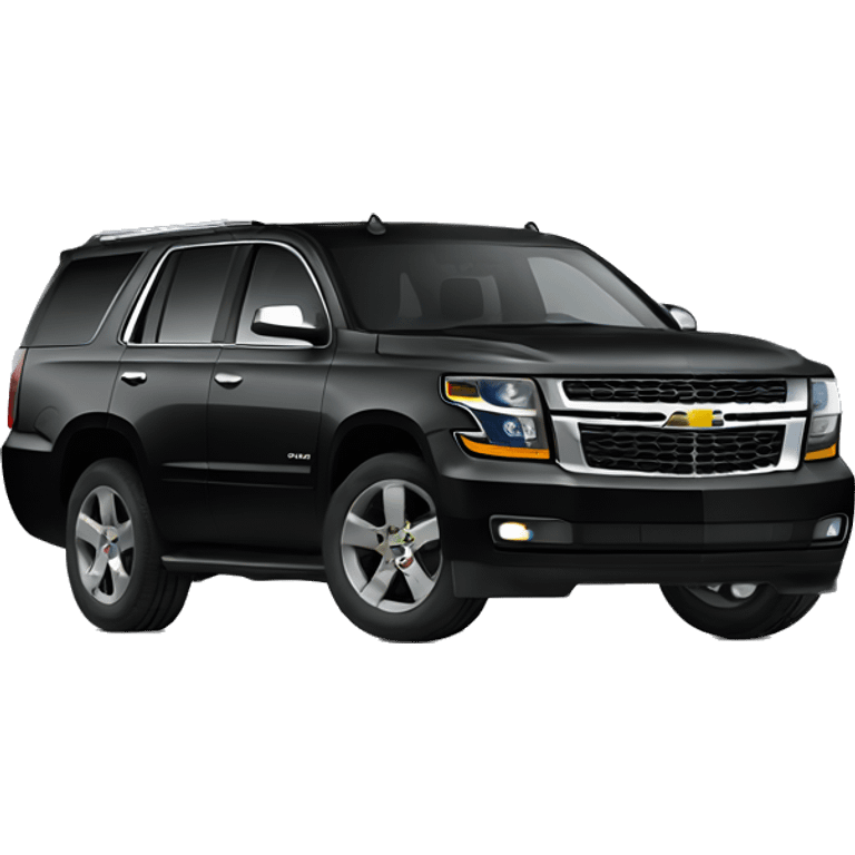 Chevrolet Tahoe Car black  emoji