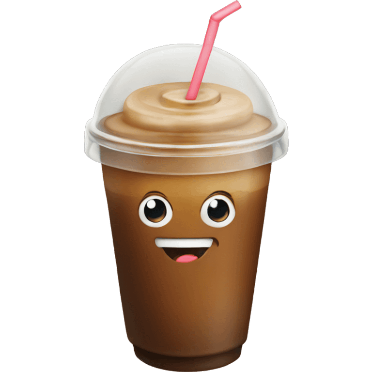 Iced coffee emoji