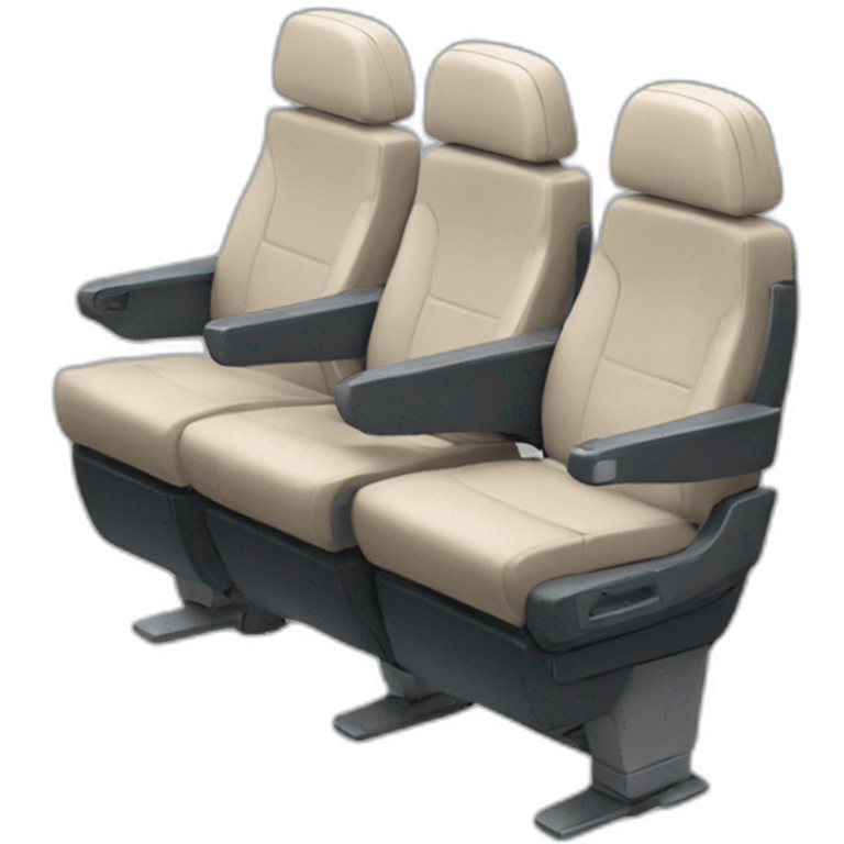 3 economy seats emoji