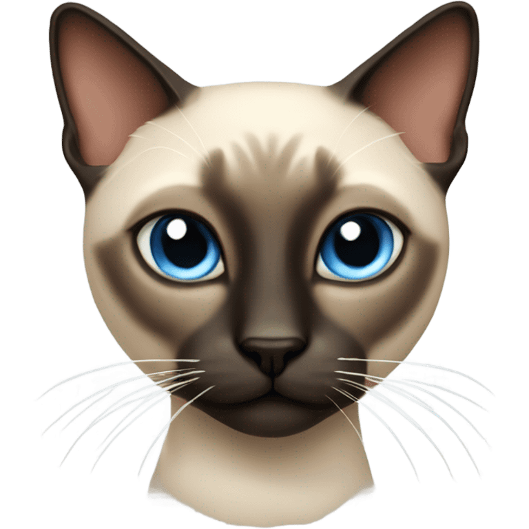 Siamese cat face emoji