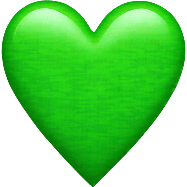 Green heart  emoji