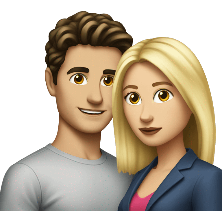 blonde woman and Jack Schlossberg emoji