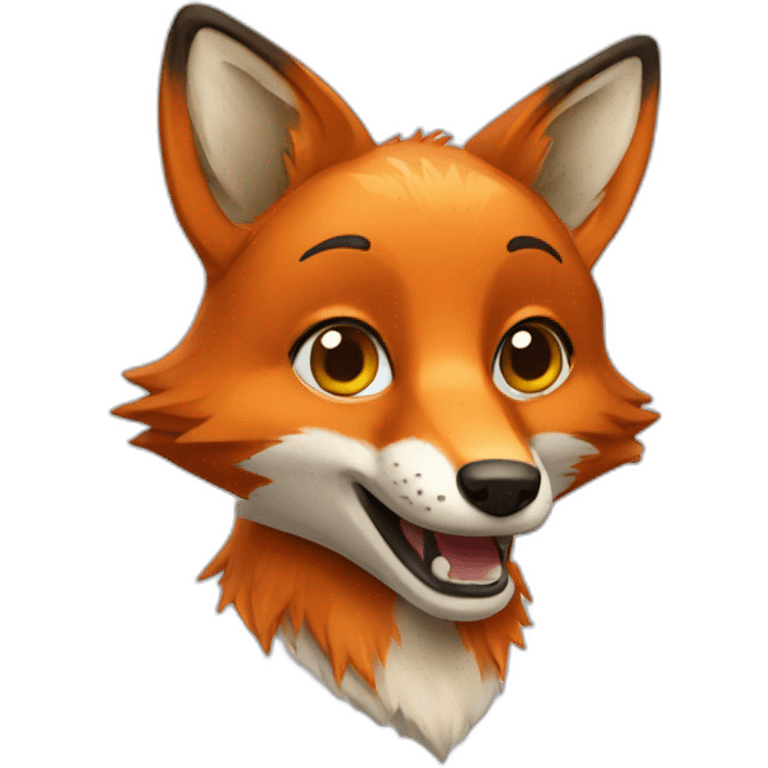 animal fox student emoji