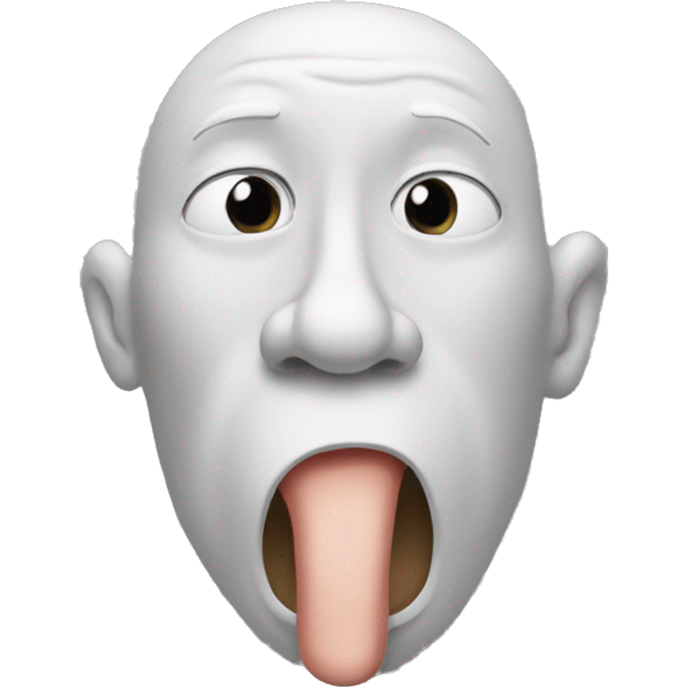 Big nose smelling emoji