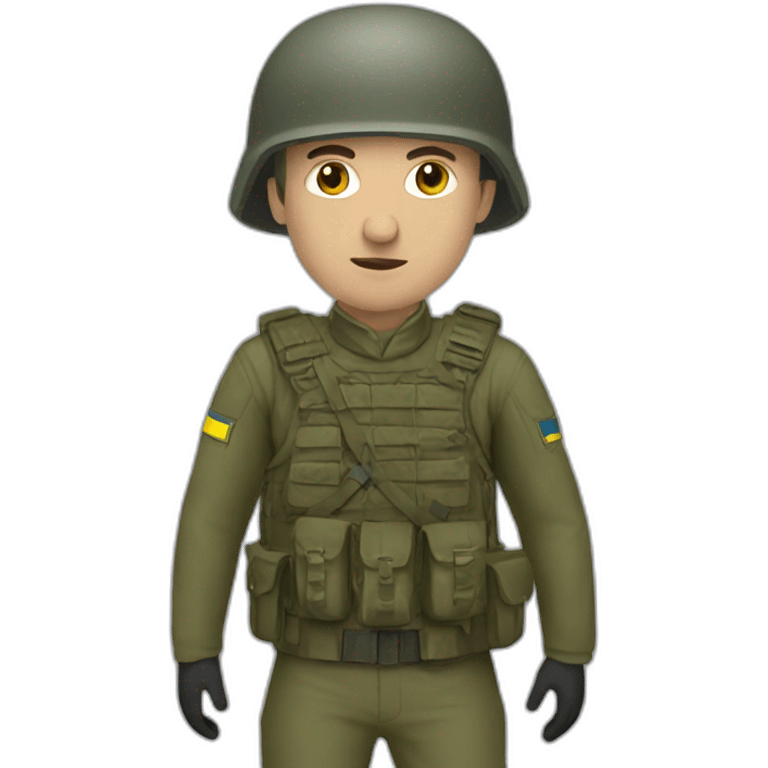 ukranian soldier emoji