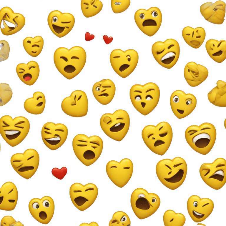 cuore giallo rotto emoji