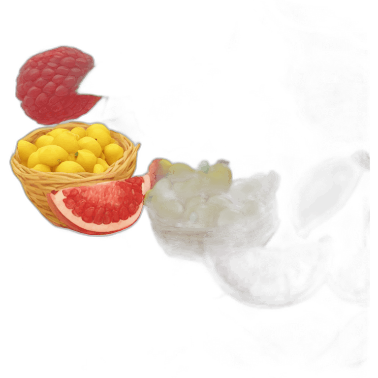 Granada fruta ciudad emoji