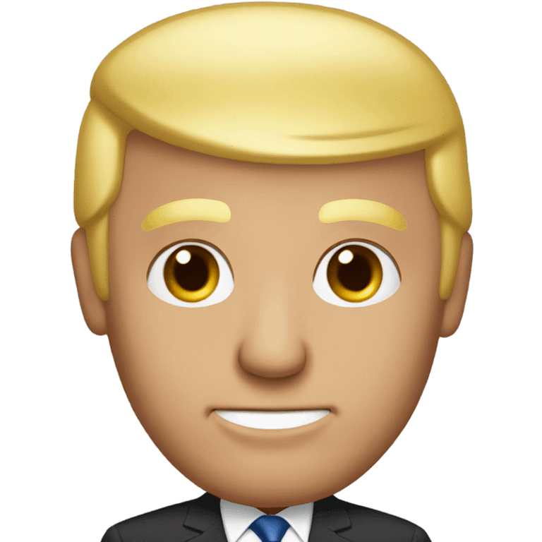 Bald Donald trump emoji