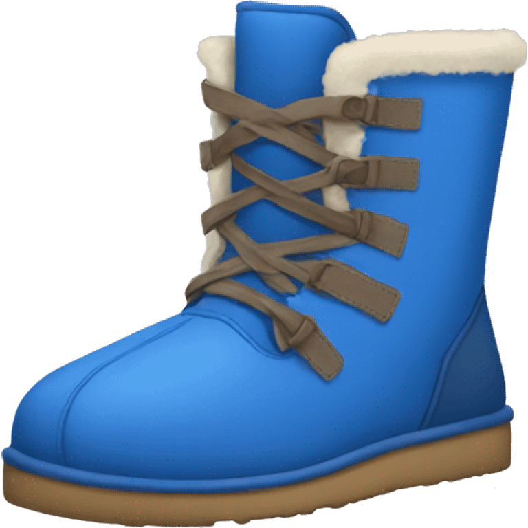 Blue uggs emoji