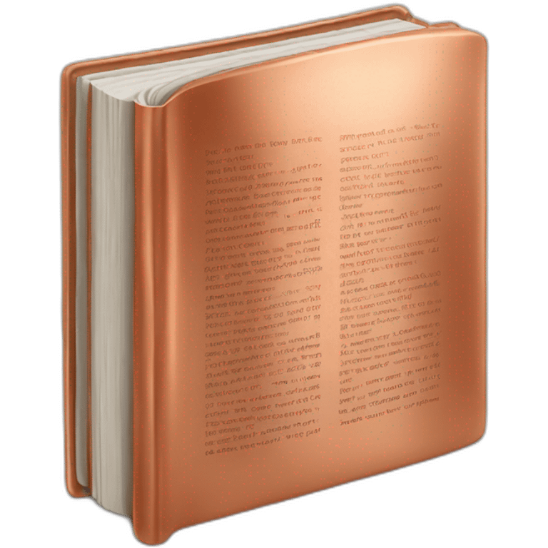 open-book-copper emoji