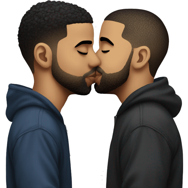 drake kissing drake kissing drake kissing drake emoji