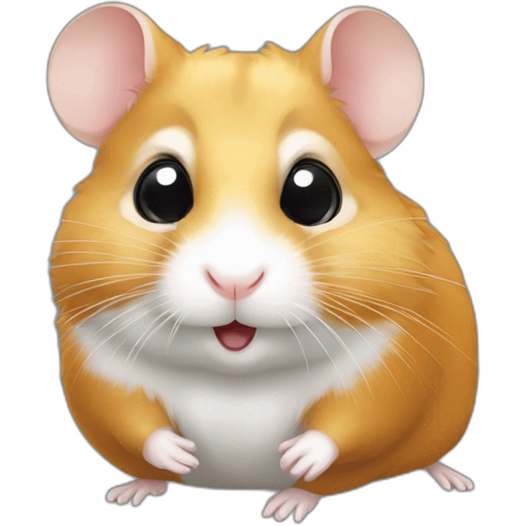 Hamster avec un monocle emoji