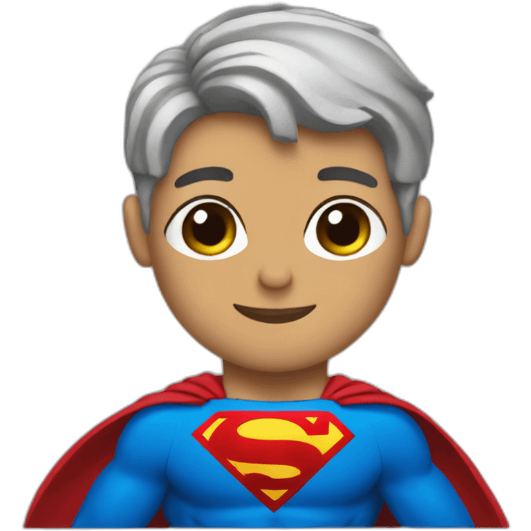 Superman wearing a tutu emoji