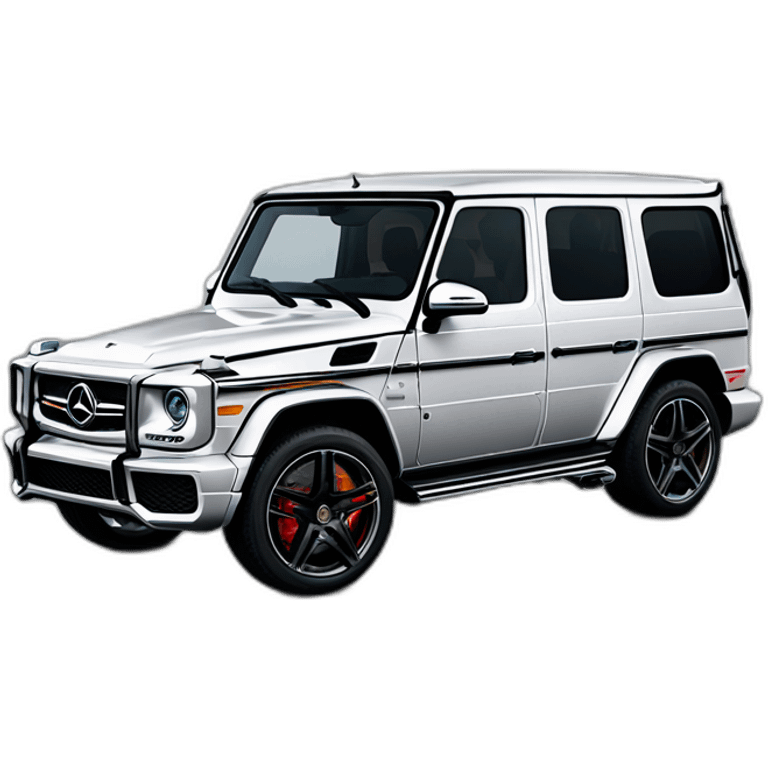 BLACK BENZ G63 AMG emoji