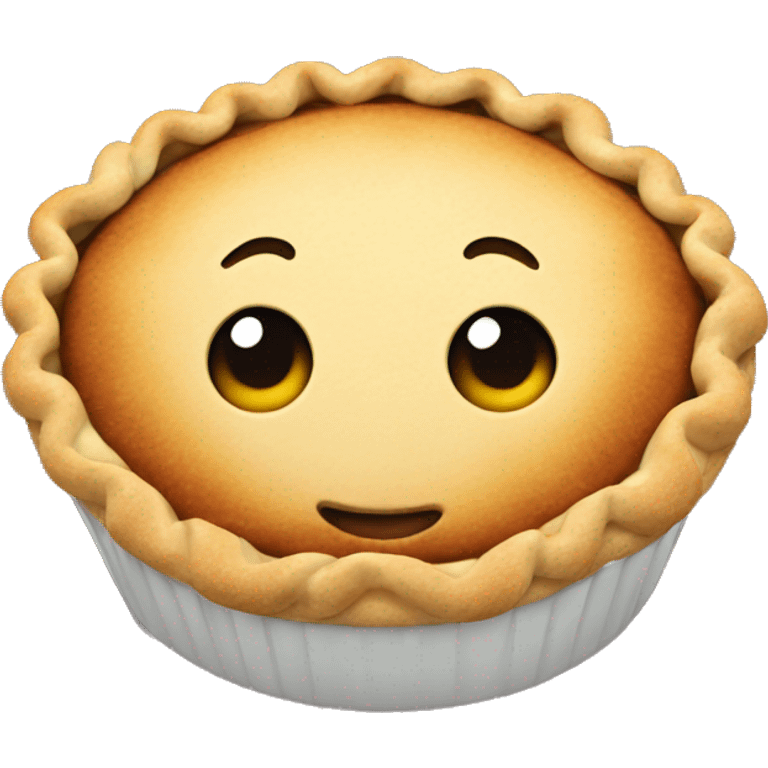 Cute pie emoji