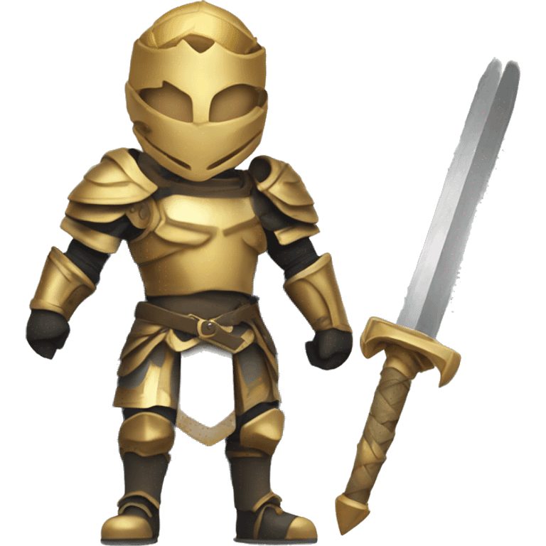 Paladin with Weapon emoji