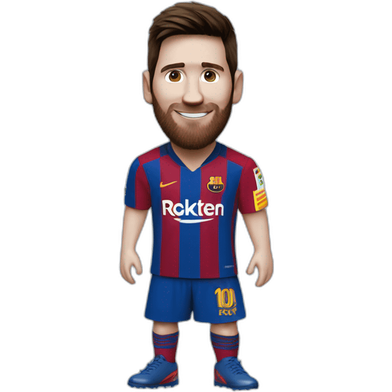 Messi avec un pepsi emoji