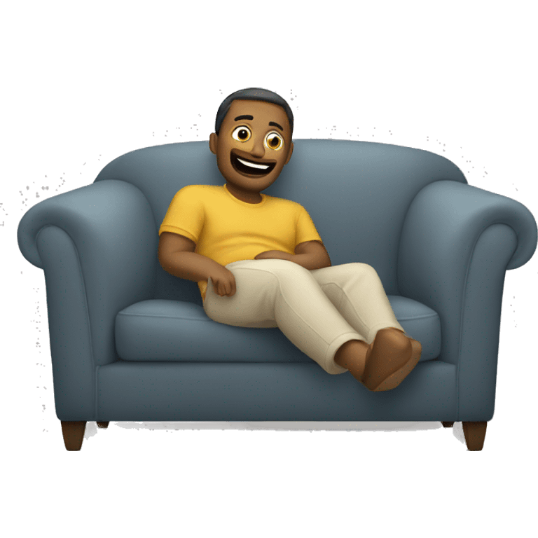 on sofa emoji