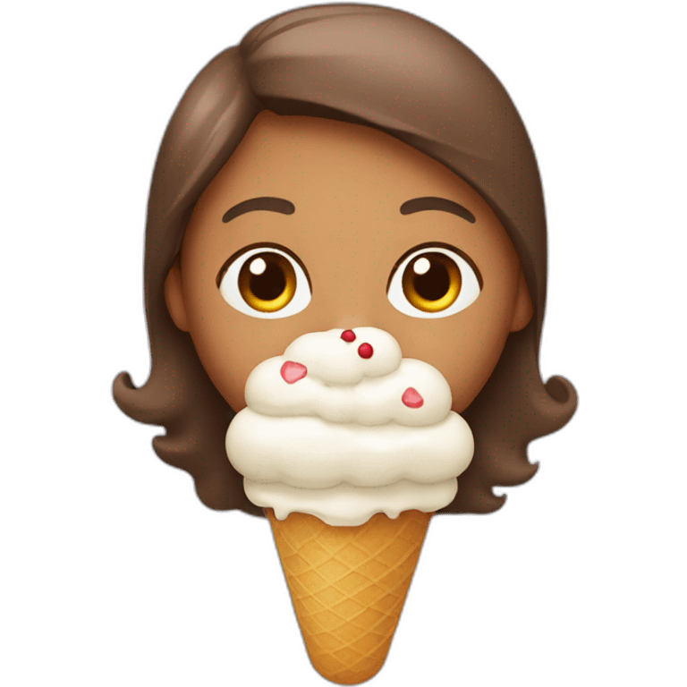 eat icecream emoji