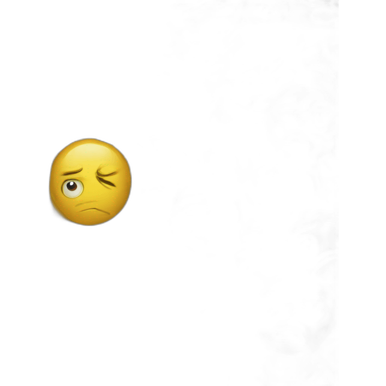 classic yellow emoji face of disgust  emoji