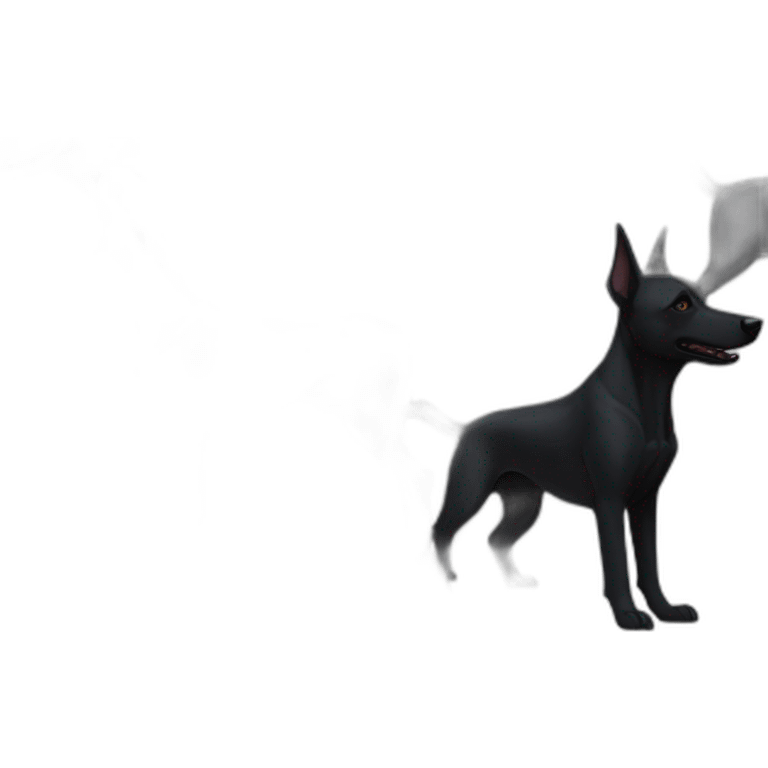 black-dog-malinois-gothic emoji