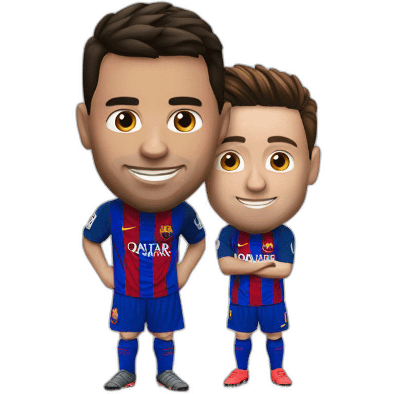 Ronaldo and messi emoji