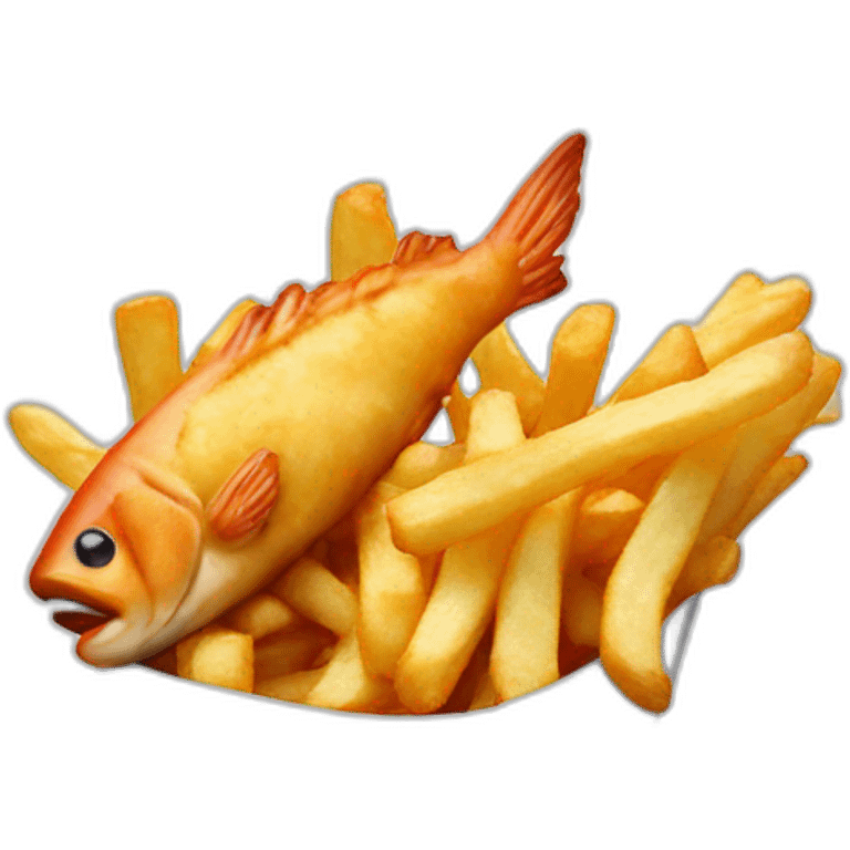 Fish and chips emoji