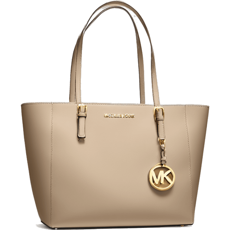 Beige Michael Kors tote emoji