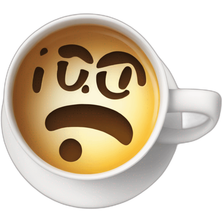 the word IQ CLUB on a cup of tea emoji