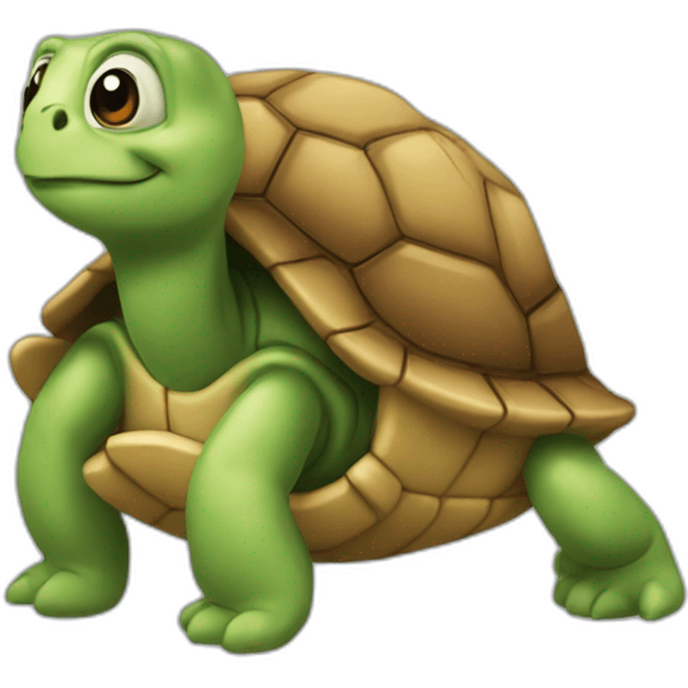 Une tortue qui twerque emoji