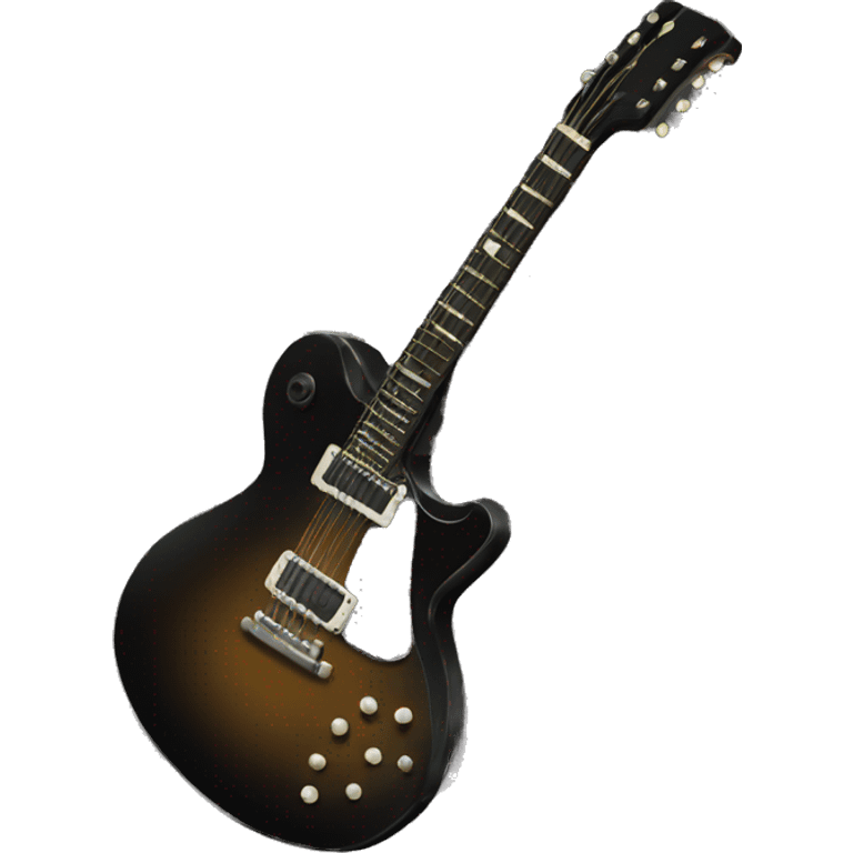 Black guitar emoji