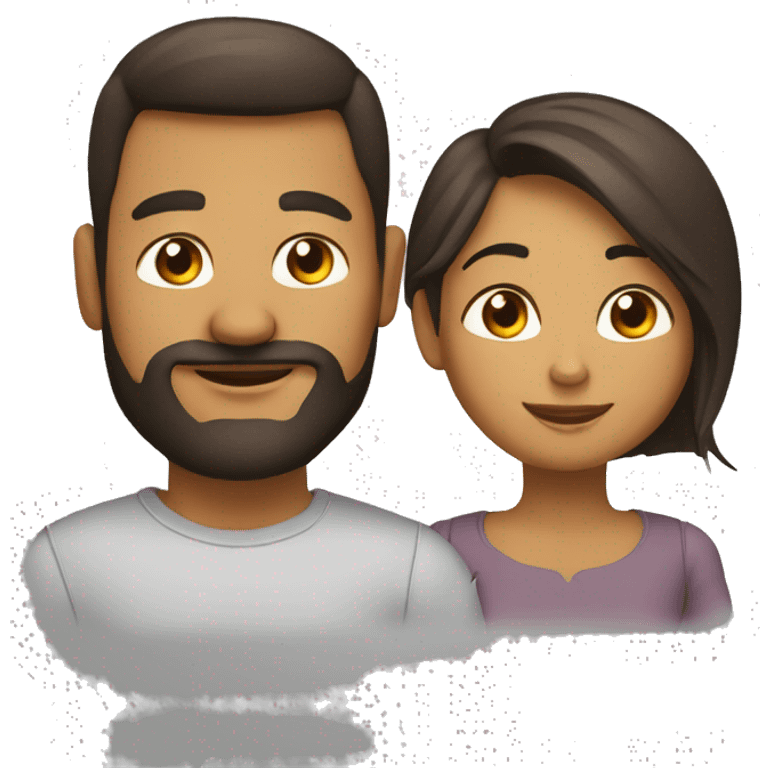 pareja besándose  emoji