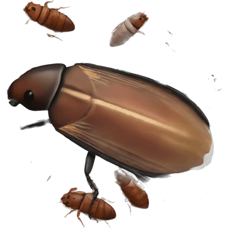 a matal band of 
cockroaches emoji