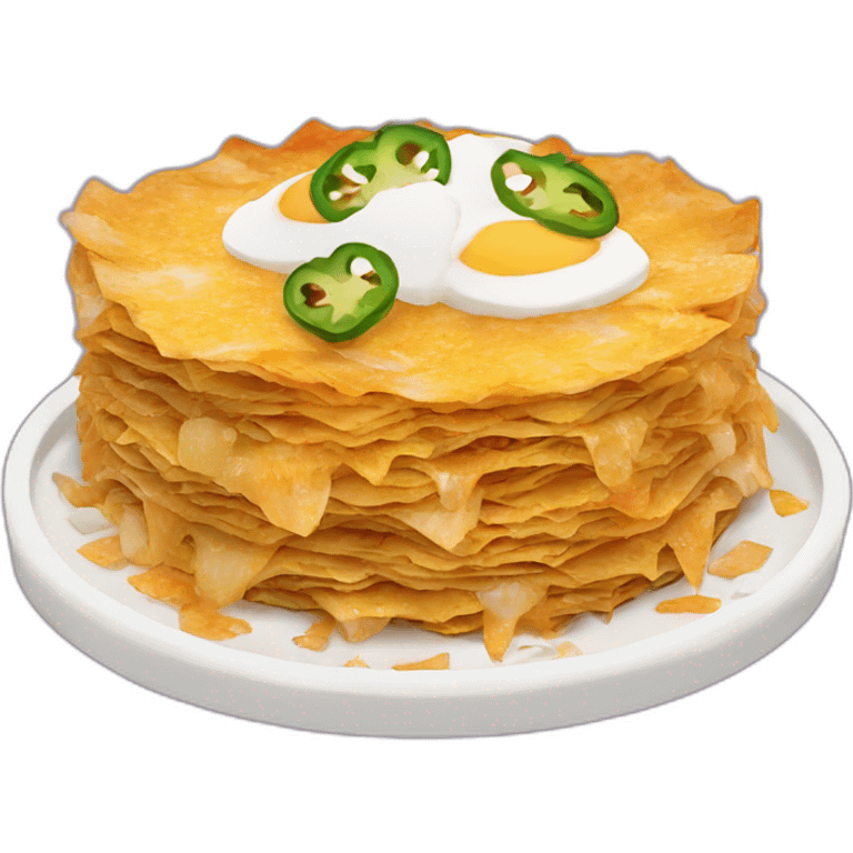 Torta de chilaquiles emoji