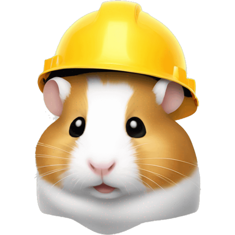 hamster head in a construction helmet emoji