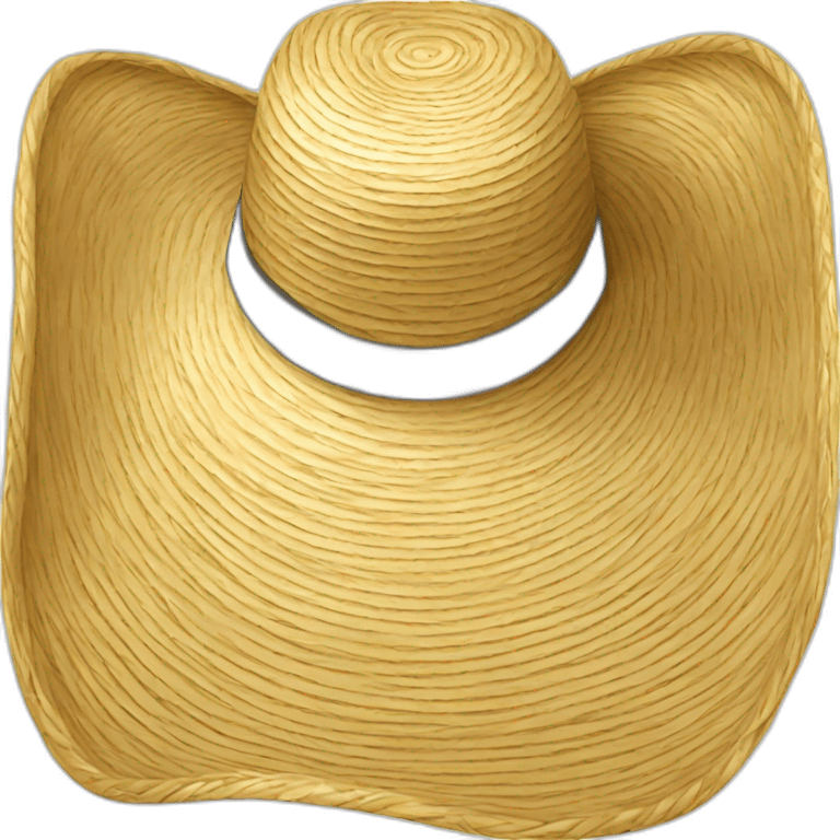 Straw hat  emoji