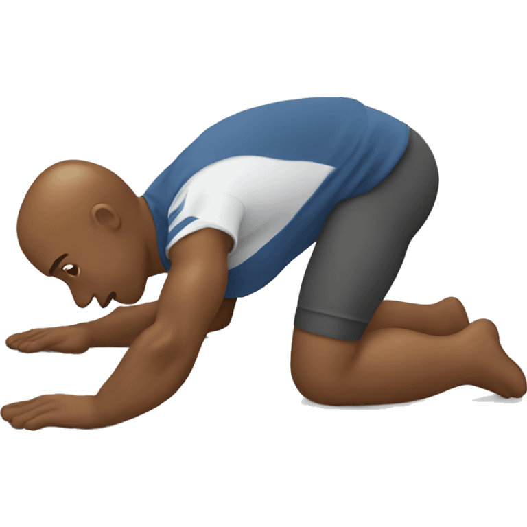 A human doing pushups  emoji