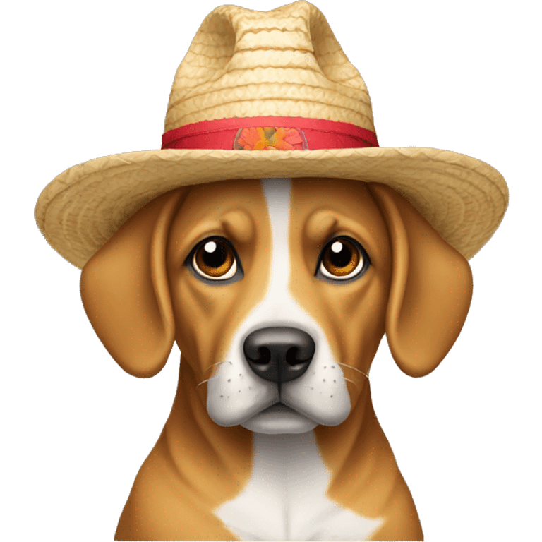 Perro con un sombrero  emoji