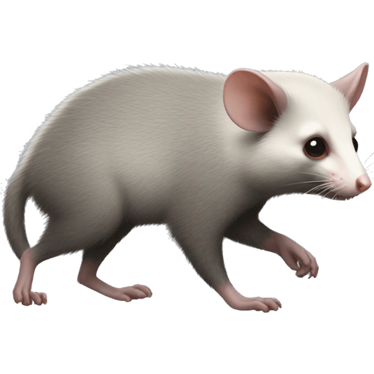 possum full body walking side view emoji