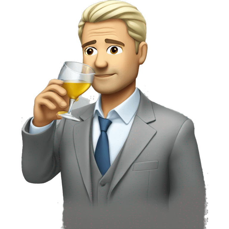 CEO drinking tequila emoji