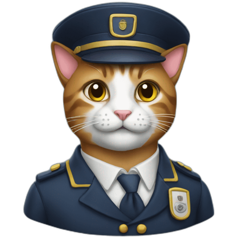 cat stationmaster emoji