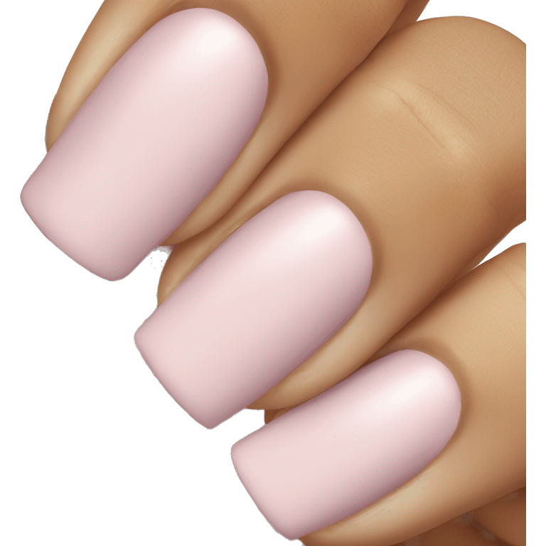 Pale pink nail polish  emoji