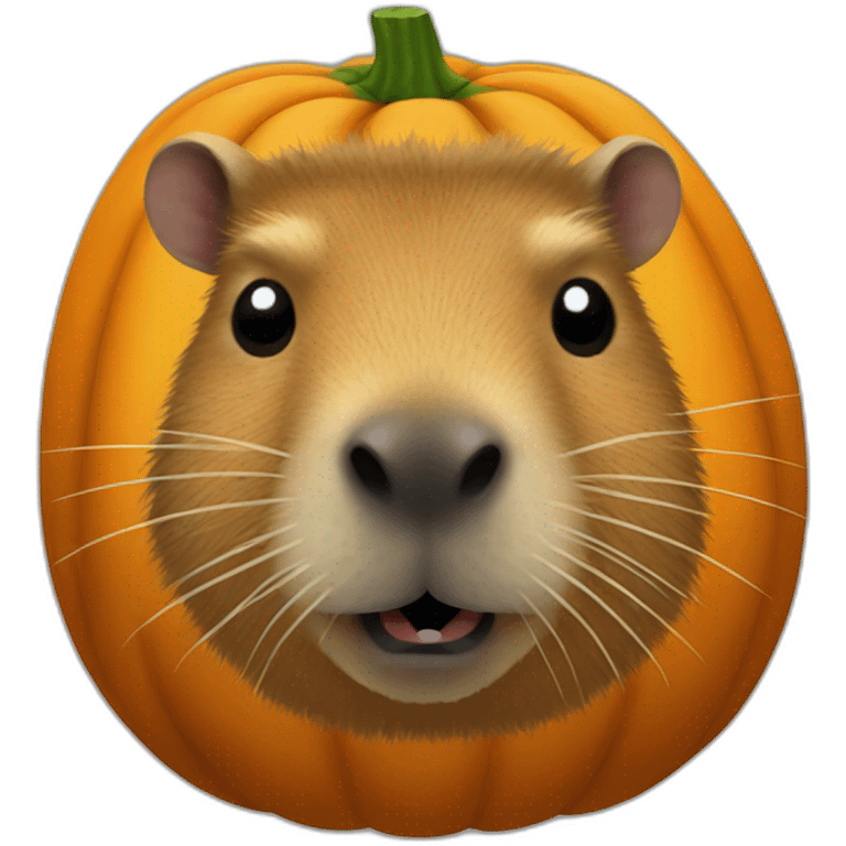 capybara pumpkin emoji