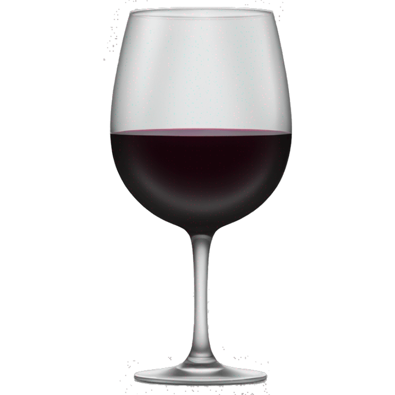 black wine glass emoji