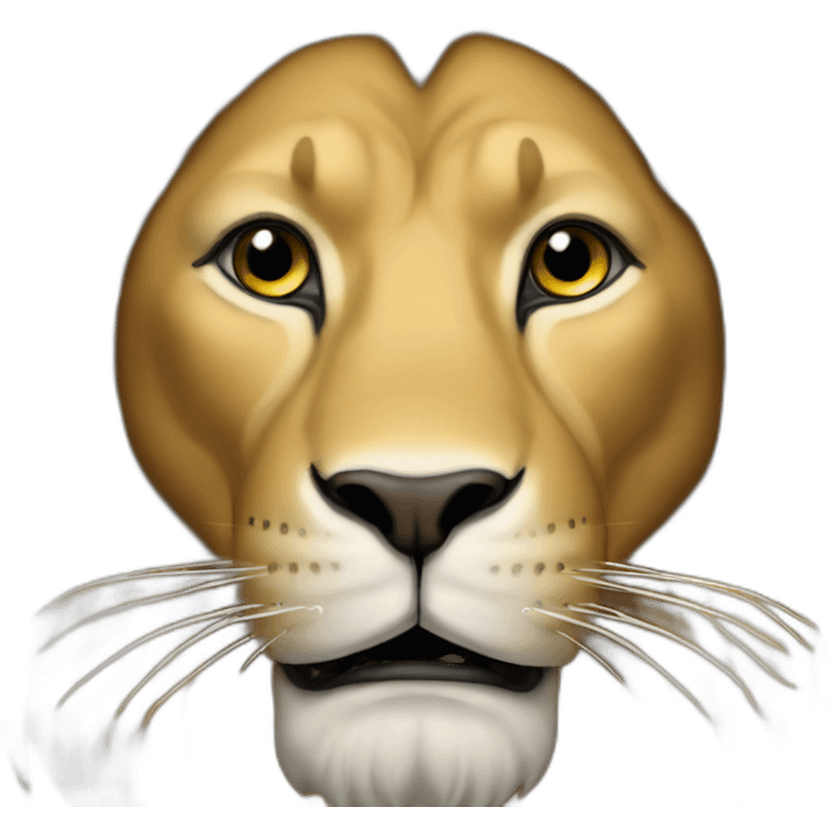 Consulting lion emoji