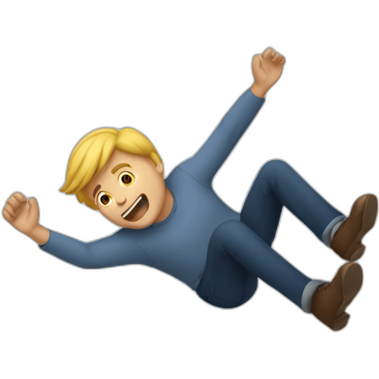 man falling down emoji