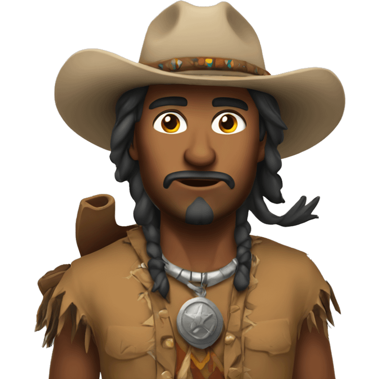 indian firing cowboy emoji