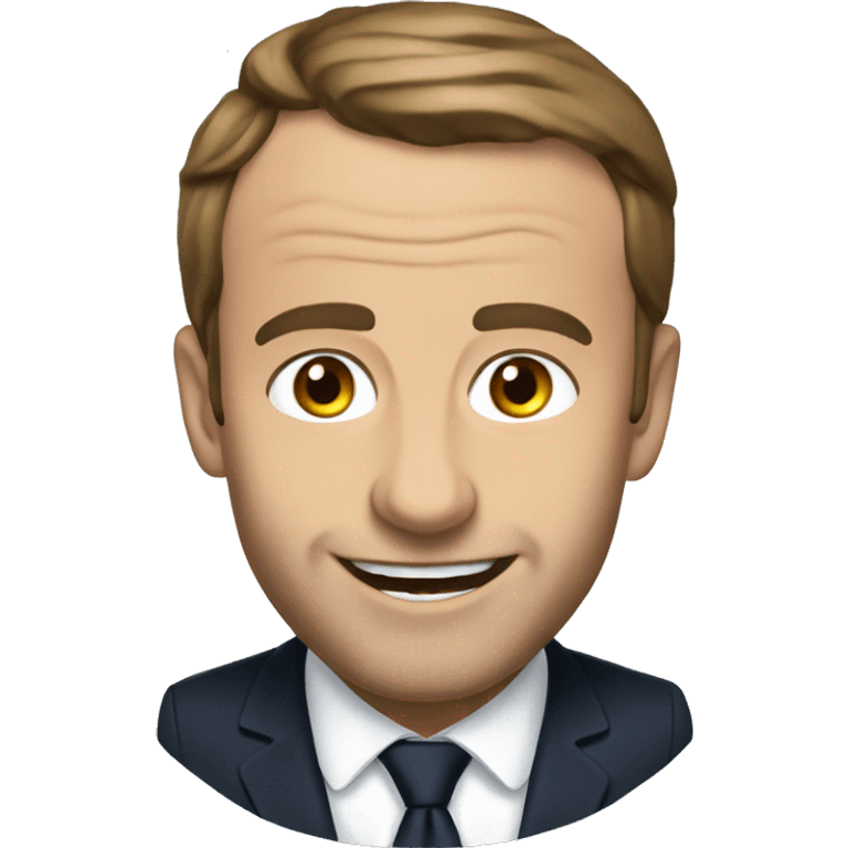 macron relieved  emoji