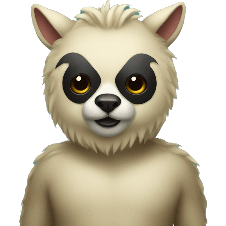 cute masked animal critter emoji