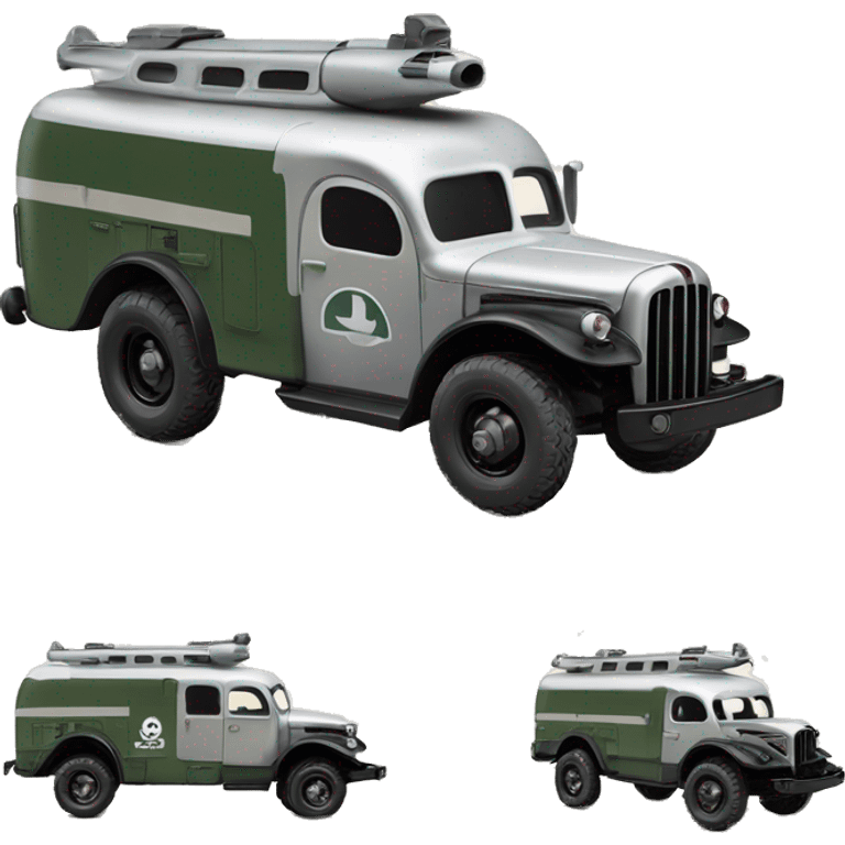 First order jet trooper’s 1949 dodge  power wagon bus  emoji